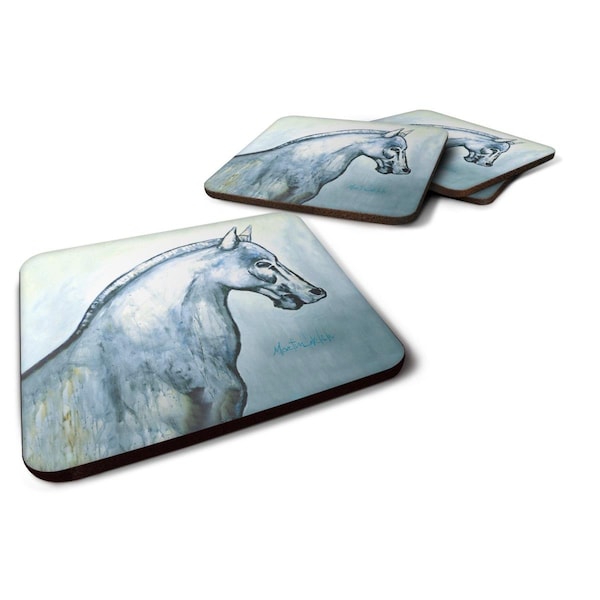 Carolines Treasures Noble Horse Foam Coasters - Set of 4 - MW1342FC