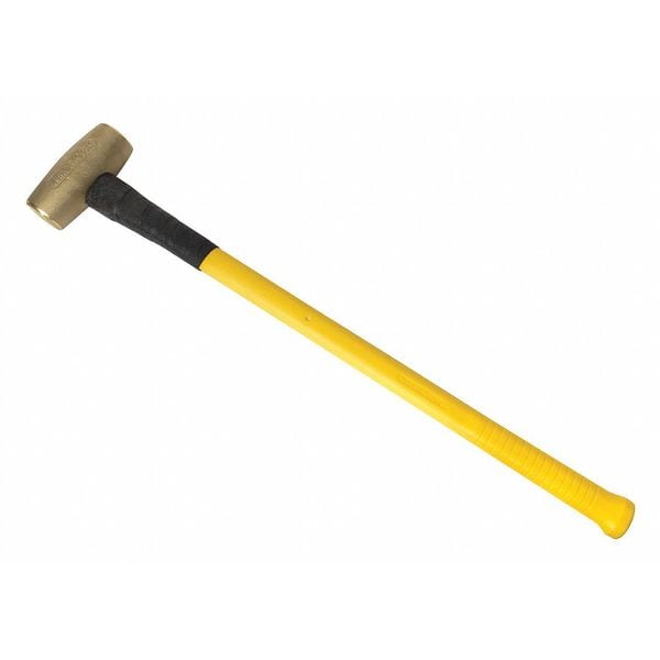 American Hammer Hammer, Brass, Xtreme Duty, 12 lb., 32" - AM12BRXFG