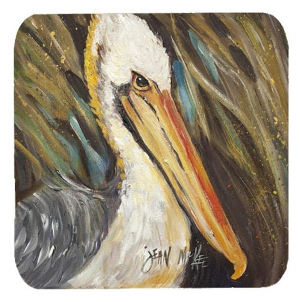 Carolines Treasures Pelican Lookin West Foam Coasters- Set of 4 - JMK1216FC