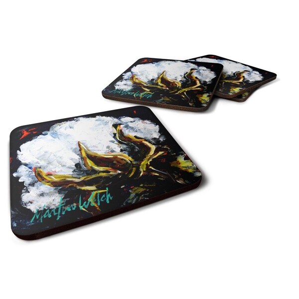 Carolines Treasures This Boll Cotton Foam Coasters - Set of 4 - MW1356FC