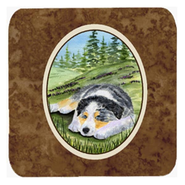 Carolines Treasures Australian Shepherd Foam Coasters - Set of 4 - SS8283FC
