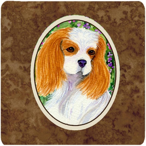 Carolines Treasures Cavalier Spaniel Foam Coasters - Set of 4- 3.5 x 3.5 In. - SS1006FC