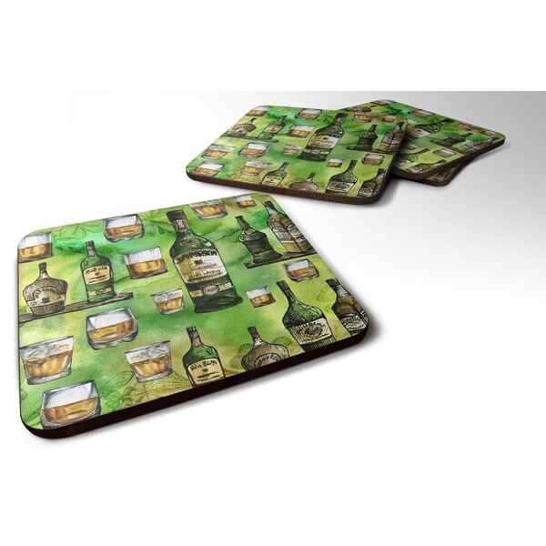 Carolines Treasures Irish Whiskey Foam Coasters - Set of 4 - BB5757FC