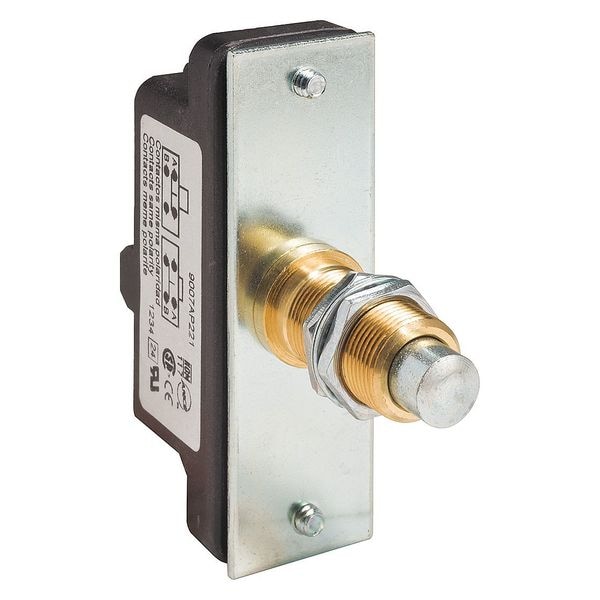 Interruptor de límite Telemecanique Sensors, Plunger, Retorno con resorte, 1NC/1NO, 15A @ 600V CA - 9007AP221