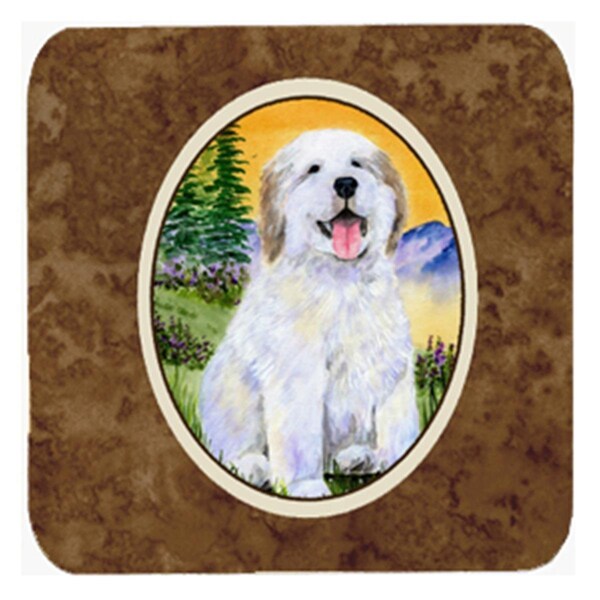 Carolines Treasures Great Pyrenees Foam Coasters- Set of 4 - SS8469FC