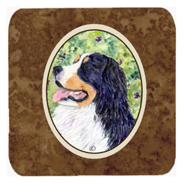 Carolines Treasures Bernese Mountain Dog Foam Coasters- Set of 4 - SS8706FC