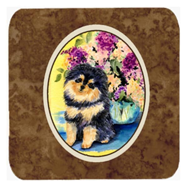 Carolines Treasures Pomeranian Foam Coasters - Set of 4 - SS8290FC