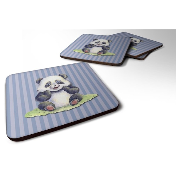 Carolines Treasures Panda Bear Foam Coasters - Set of 4 - BB7142FC
