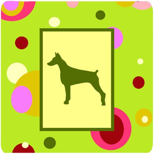 Carolines Treasures Doberman Foam Coasters - Set of 4 - CK1077FC