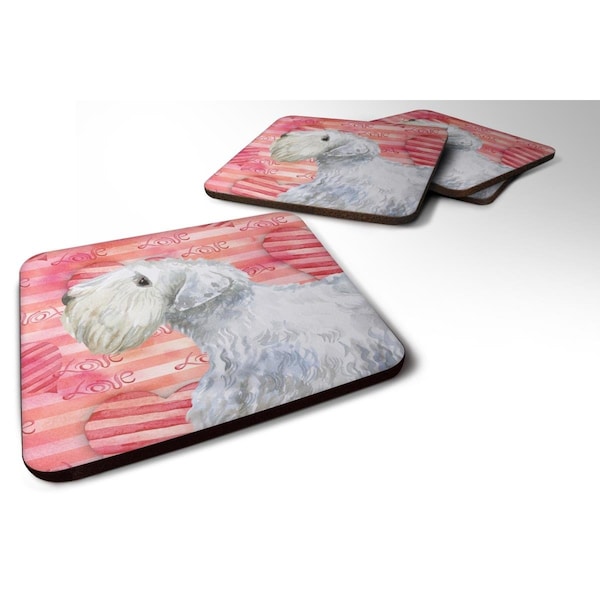 Carolines Treasures Sealyham Terrier Love Foam Coaster - Set of 4 - BB9771FC