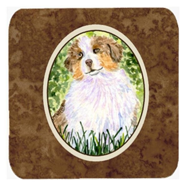 Carolines Treasures Carolines Treasures SS8844FC Australian Shepherd Foam Coasters; Set - 4 - SS8844FC