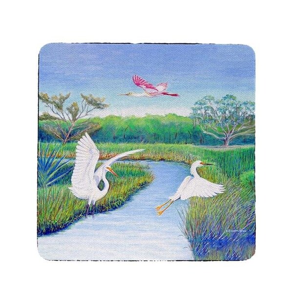 Betsy Drake Betsy Drake CT1105 Marsh Wings Coaster - Set of 4 - CT1105