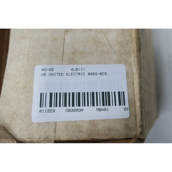 Controlador de temperatura Ue United Electric 0250F 125250VAc - 800G-6CS
