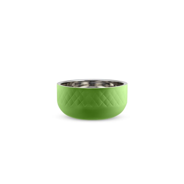 Bon Chef Diamond Coll Cold Wave Bowl Inc. Cover  13 7/8" Dia X 6 3/4" H  10 Qt 2 Oz - 9320DILIME