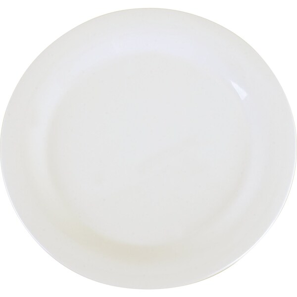 Carlisle Foodservice Narrow Rim Dinner Plate, 10.5", Wht, PK12 - 3300202
