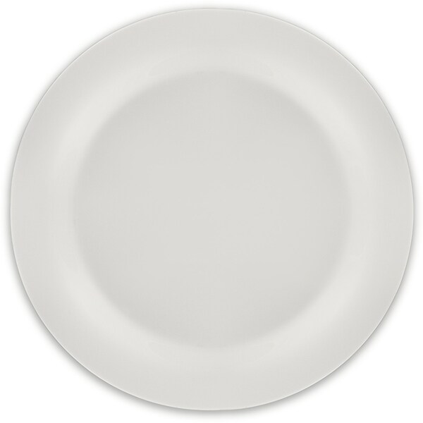 Carlisle Foodservice Narrow Rim Dinner Plate, 10.5", Bone, PK12 - 3300242