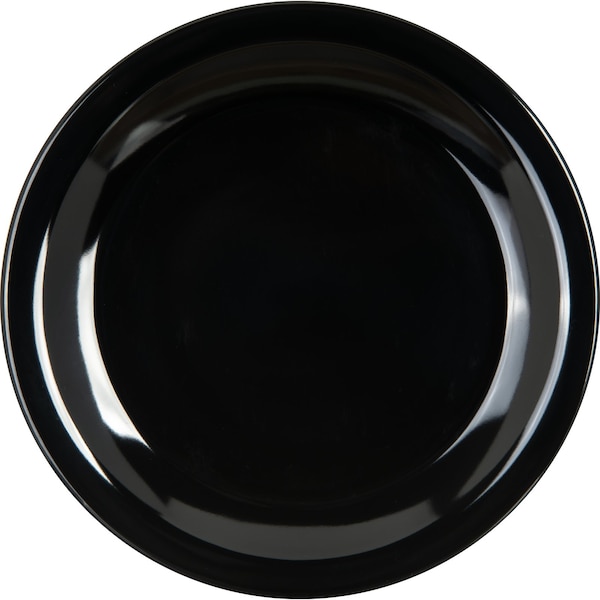 Carlisle Foodservice Melamine Pie Plate, 6.5", Blk, PK48 - KL20403
