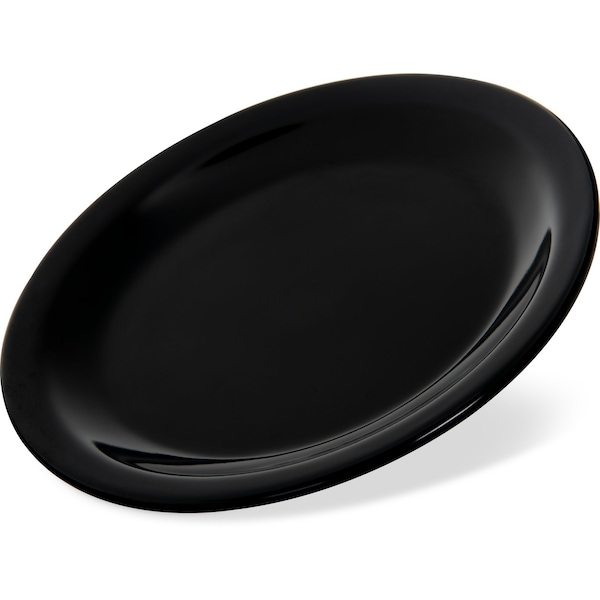 Carlisle Foodservice Melamine Pie Plate, 6.5", Blk, PK48 - KL20403