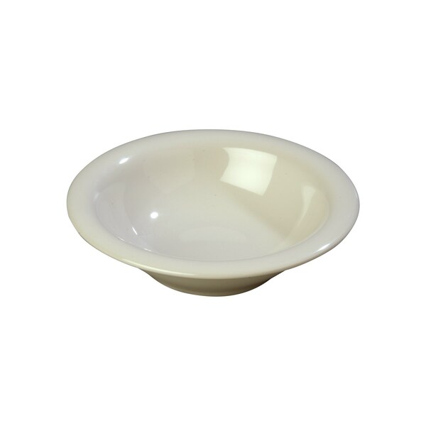 Carlisle Foodservice Melamine Rimmed Bowl, 12 oz., Bone, PK24 - 3303642