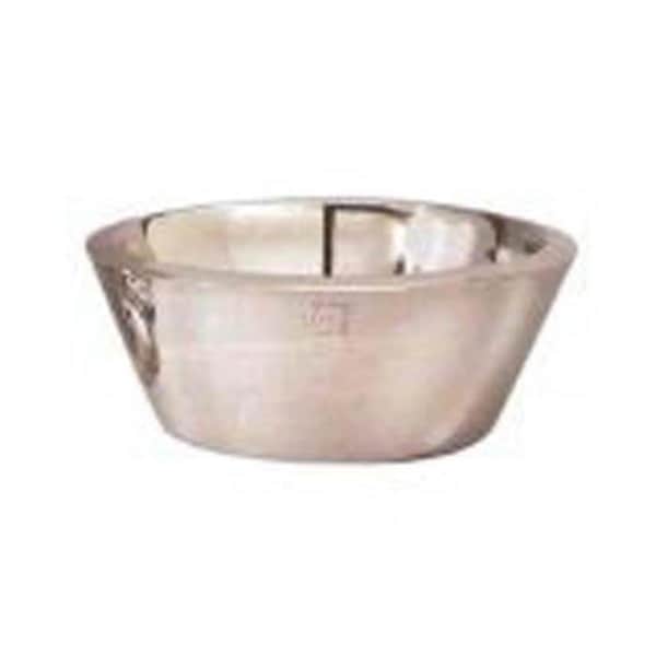 Auric 12 in. Hammered Remington Stainless Steel Doublewall Serving Bowl - AU3031507