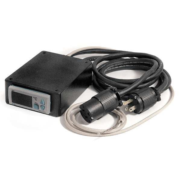Controlador de temperatura digital Briskheat, encendido/apagado, de banco, 184-253VAC, °F, Tipo K - SDC120KF-A