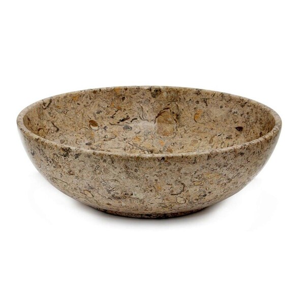 H2H 12 in. Laurus Bowl, Fossil Stone - H2994155