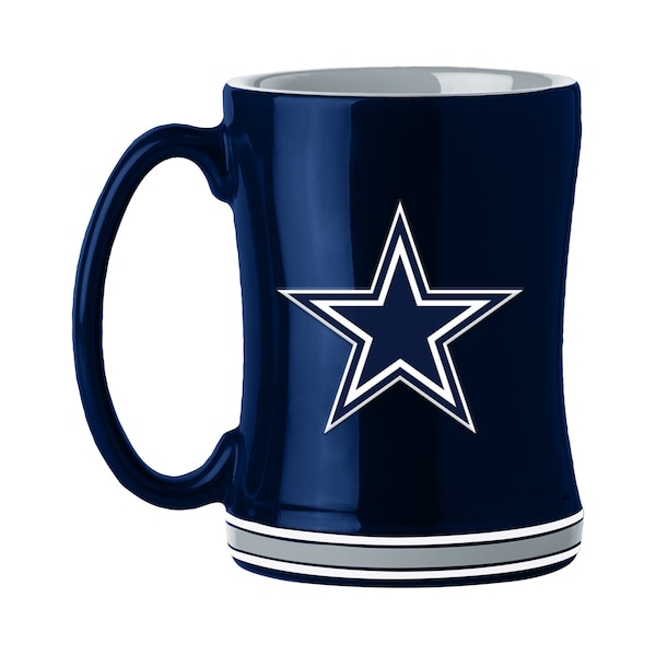 Logo Brands Dallas Cowboys 14oz Relief Mug - 609-C14RM