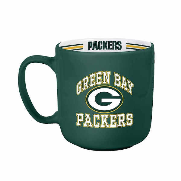 Logo Brands Green Bay Packers 15oz Stripe Mug - 612-C15SM