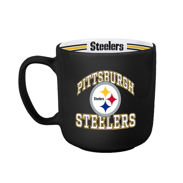 Logo Brands Pittsburgh Steelers 15oz Stripe Mug - 625-C15SM