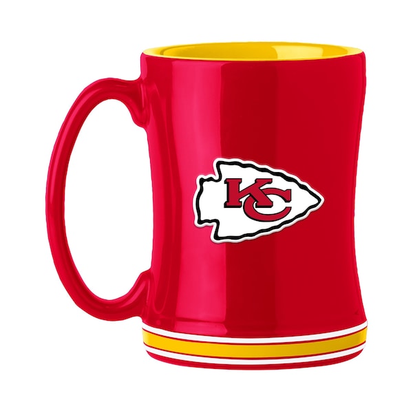 Logo Brands Kansas City Chiefs 14oz Relief Mug - 616-C14RM