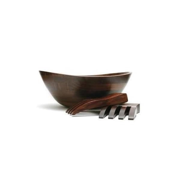 Palacedesigns Cherry Finish Large Wavy Bowl - PA11662