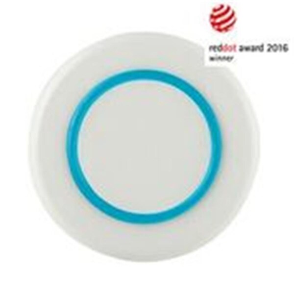 Razoredge PALM  White Medium Plate - Vivid Blue Nonslip Base, 4PK - RA3673804