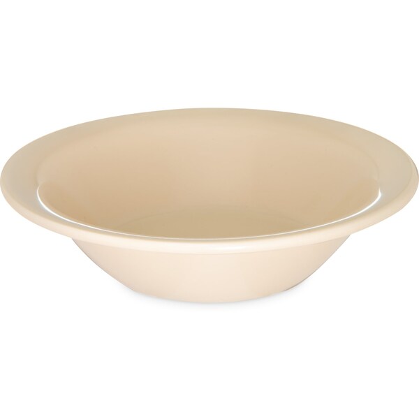Carlisle Foodservice Melamine Rim Fruit Bowl, 5 oz., Tan, PK48 - KL80025