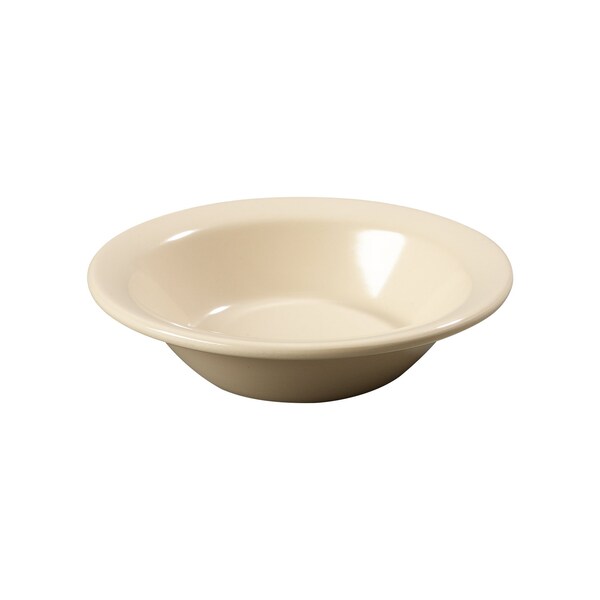 Carlisle Foodservice Melamine Rim Fruit Bowl, 5 oz., Tan, PK48 - KL80025