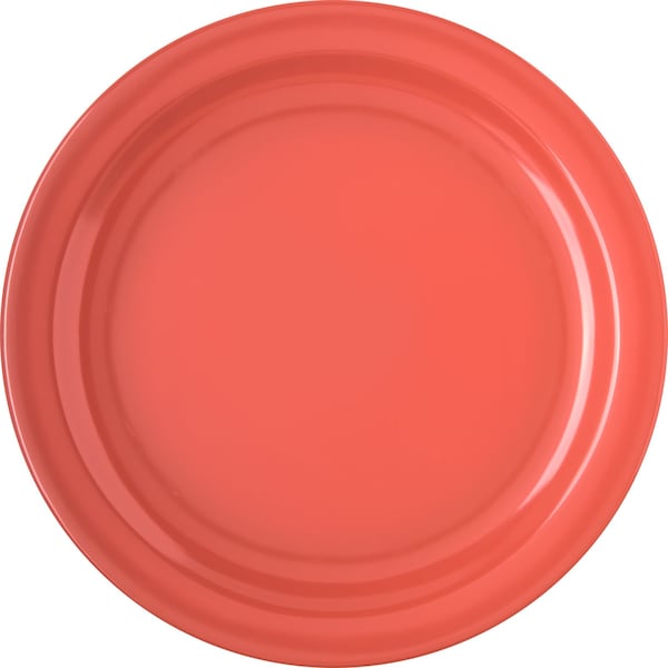 Carlisle Foodservice Melamine Dinner Plate, 10.25", Orn, PK48 - 4350052