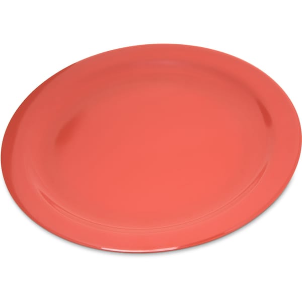 Carlisle Foodservice Melamine Dinner Plate, 10.25", Orn, PK48 - 4350052