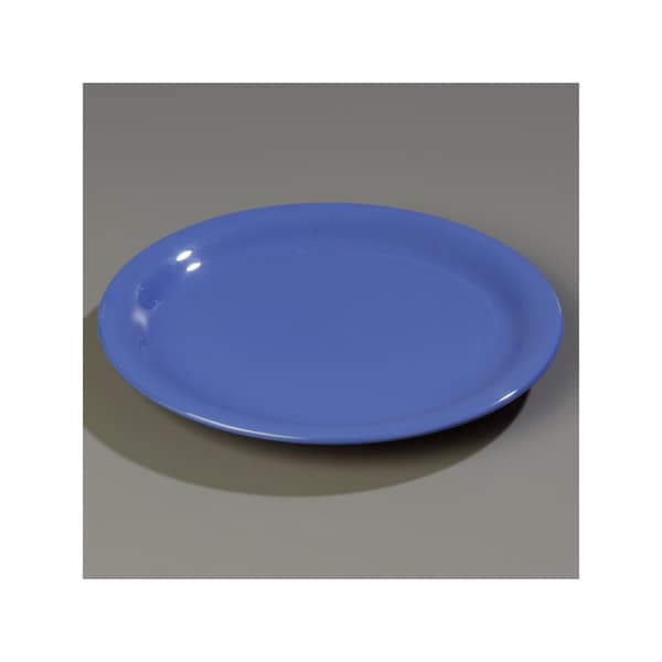 Carlisle Foodservice Narrow Rim Pie Plate, 6.5", Blue, PK48 - 3300814