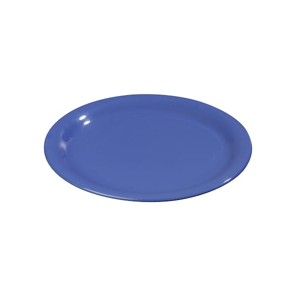 Carlisle Foodservice Narrow Rim Pie Plate, 6.5", Blue, PK48 - 3300814