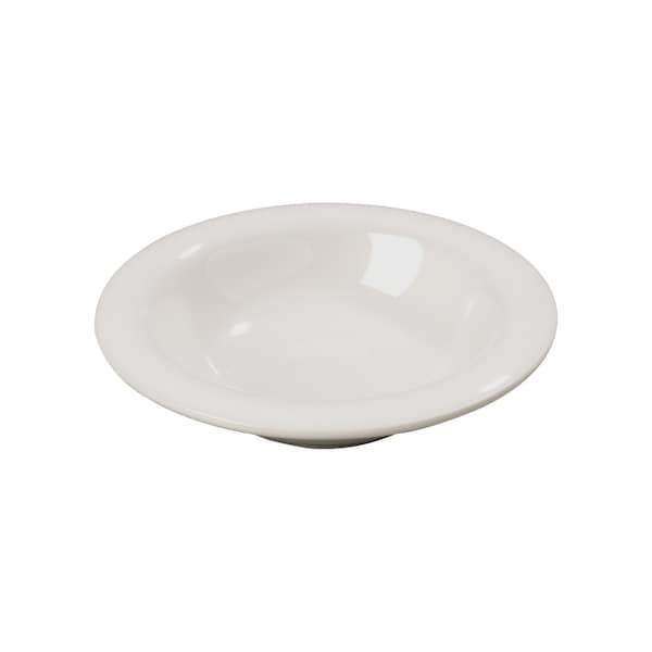 Carlisle Foodservice Melamine Rim Bowl, 6 oz., Bone, PK48 - 3304042