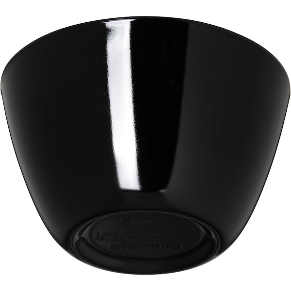 Carlisle Foodservice Melamine Bouillon Cup Bowl, 8 oz., Bk, PK48 - KL35003