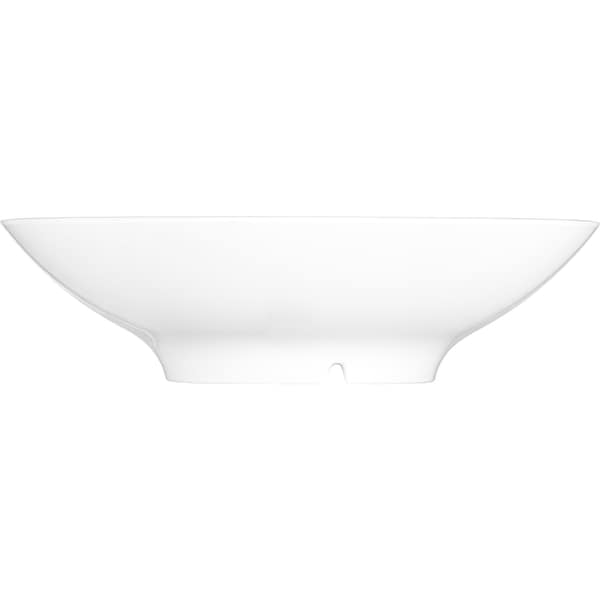 Carlisle Foodservice Melamine Shallow Bowl, 46 oz., Wht, PK12 - ARR24002