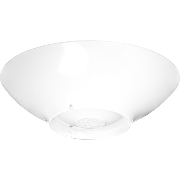 Carlisle Foodservice Melamine Shallow Bowl, 46 oz., Wht, PK12 - ARR24002
