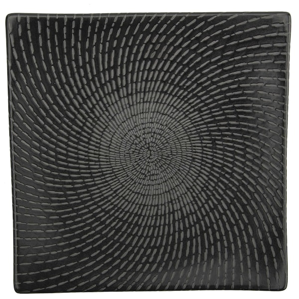 Oneida Hospitality Urban Black Curve Sq Plt 9 1/2 12PK - L6250000143S