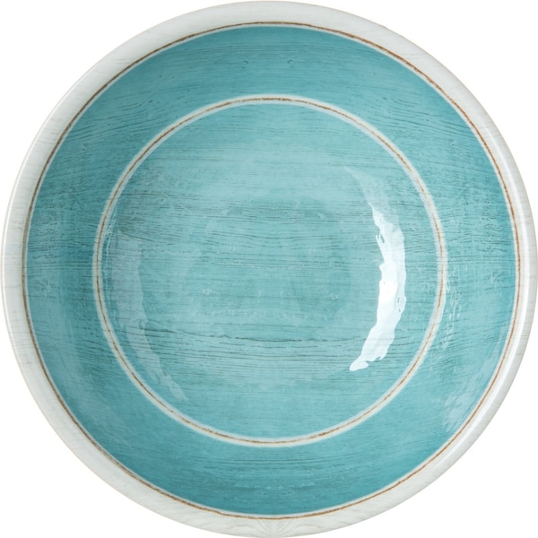 Carlisle Foodservice Melamine Small Bowl, 17 oz., Aqua, PK12 - 6400515