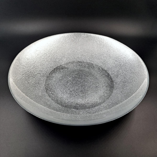 Red Pomegranate Collection 16 in. Aura Centerpiece Bowl, Silver - 0976-2