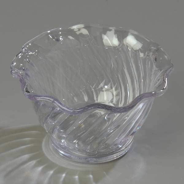 Carlisle Foodservice Dessert Dish, 5-1/2 oz., Polycarbonate Clear PK24 - 4532GR07