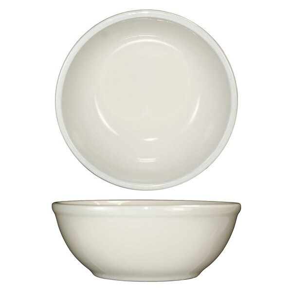 Iti Nappie Bowl, 16 oz., Ceramic American White PK36 - RO-18
