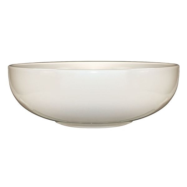 Iti Salad Bowl, 55 oz., Ceramic American White PK12 - RO-46