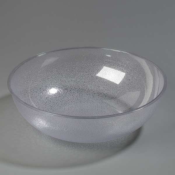 Carlisle Foodservice Pebbled Bowl, 18 qt., Clear PK4 - 7218GR07