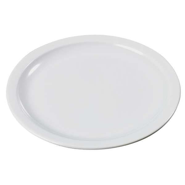 Carlisle Foodservice Dinner Plate, 10", Melamine White PK48 - KL116GR02